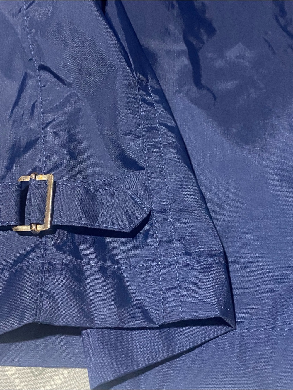 Vintage IZOD Lacoste Navy Nylon Windbreaker Jacket Mens-L.1978–1982 production - Picture 8 of 10